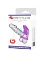 PRETTY LOVE SILAS ANILLO VIBRADOR 7 VIBRACIONES SILICONA LILA