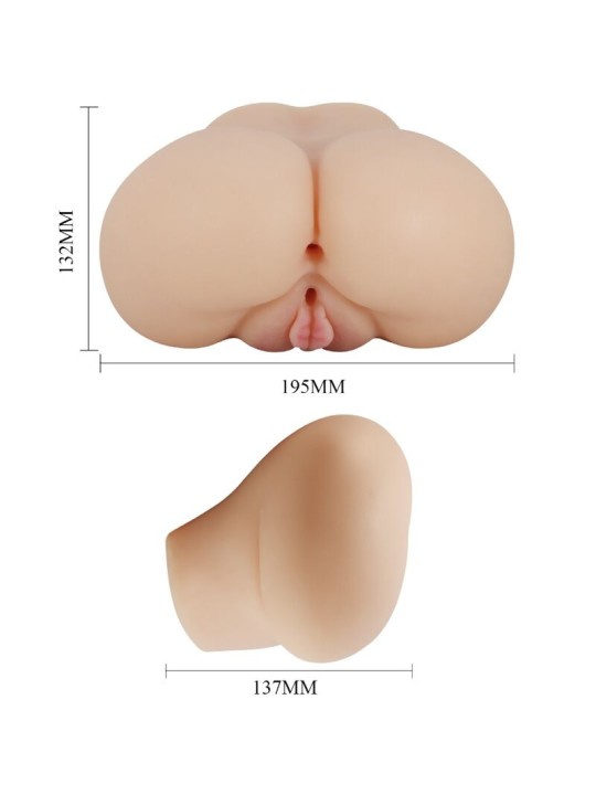 CRAZY BULL VAGINA Y ANO REALISTICOS VIBRADOR LUNA