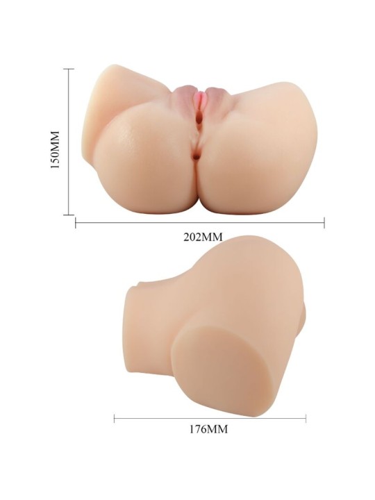 CRAZY BULL VAGINA Y ANO REALISTICOS VIBRADOR EMILIA