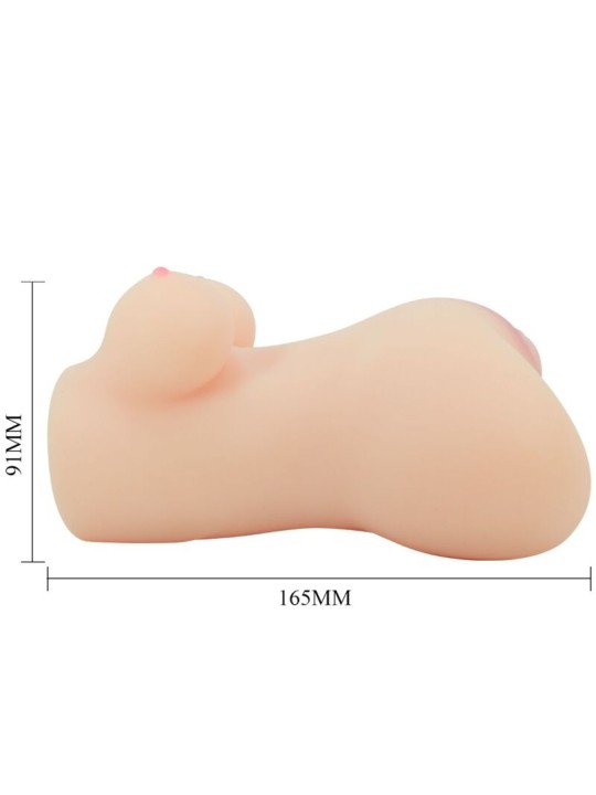 CRAZY BULL VAGINA Y ANO REALISTICOS VIBRADOR HANNAH