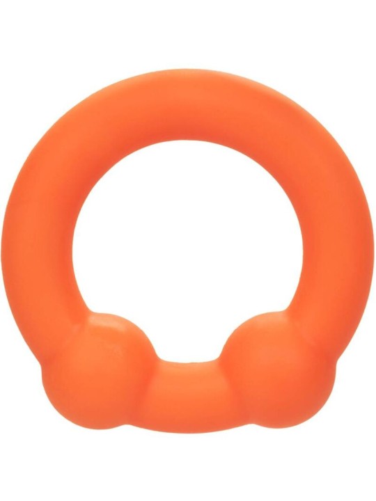 CALEXOTICS ALPHA ANILLO DOBLE BOLA NARANJA