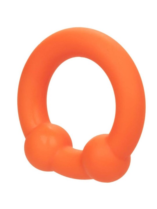 CALEXOTICS ALPHA ANILLO DOBLE BOLA NARANJA