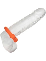 CALEXOTICS ALPHA ANILLO DOBLE BOLA NARANJA