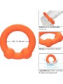 CALEXOTICS ALPHA ANILLO DOBLE BOLA NARANJA