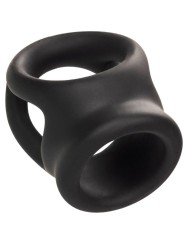 CALEXOTICS ALPHA ANILLO DE JAULA DOBLE NEGRO