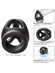 CALEXOTICS ALPHA ANILLO DE JAULA DOBLE NEGRO