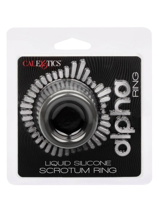CALEXOTICS ALPHA ANILLO EXTENSION ESCROTO DOBLE NEGRO