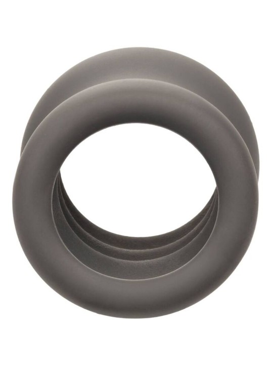 CALEXOTICS ALPHA ANILLO EXTENSION ESCROTO DOBLE NEGRO