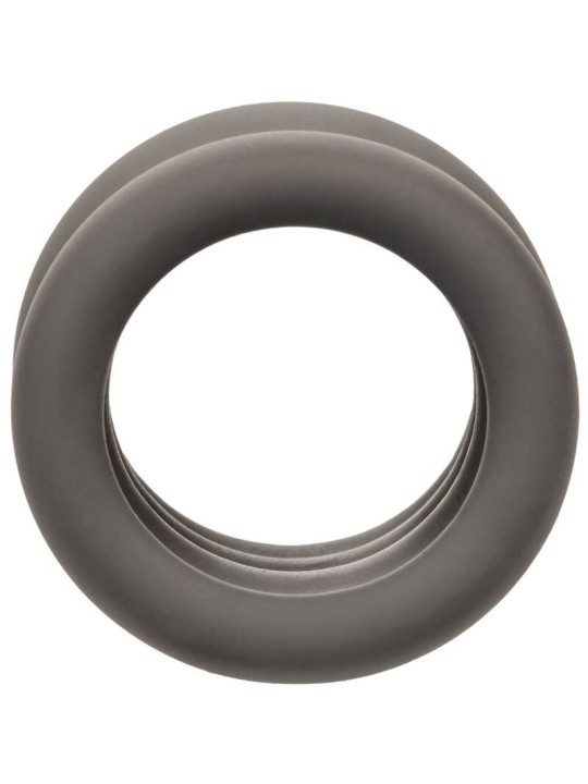 CALEXOTICS ALPHA ANILLO EXTENSION ESCROTO DOBLE NEGRO