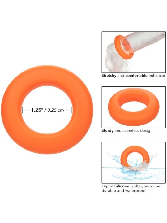 CALEXOTICS ALPHA ANILLO PROLONG GRANDE NARANJA