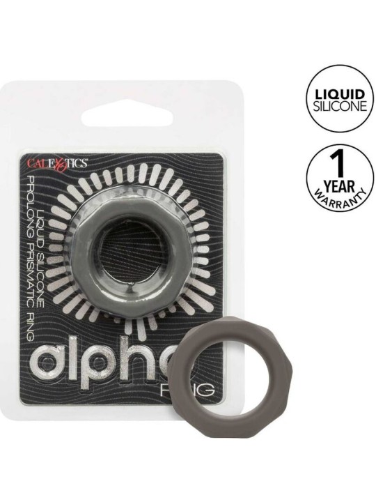 CALEXOTICS ALPHA ANILLO PROLONG PRISMTICO GRIS