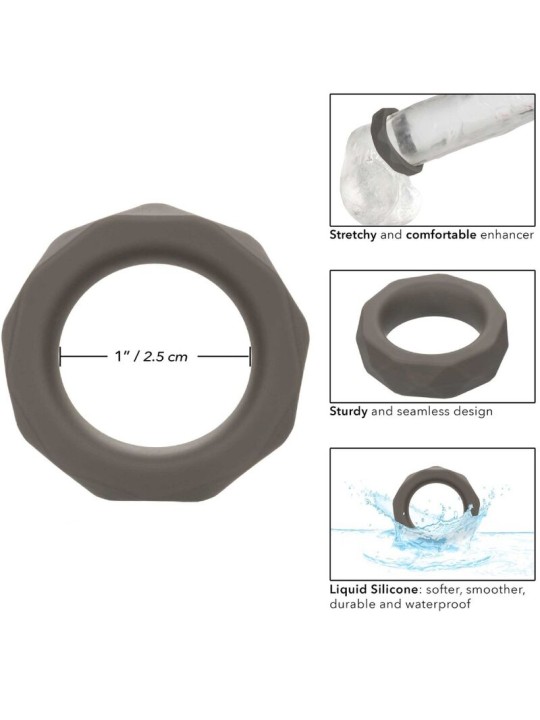CALEXOTICS ALPHA ANILLO PROLONG PRISMTICO GRIS