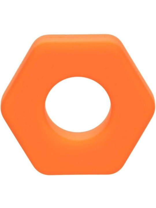 CALEXOTICS ALPHA ANILLO PROLONG SEXGONO NARANJA