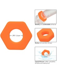CALEXOTICS ALPHA ANILLO PROLONG SEXGONO NARANJA