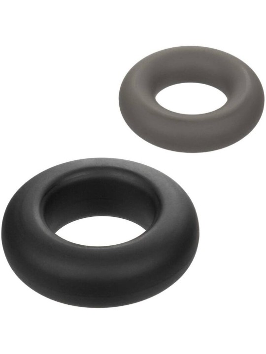 CALEXOTICS ALPHA SET DE 2 ANILLOS PROLONG GRIS
