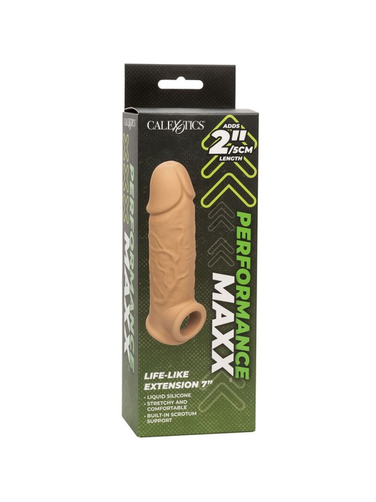 CALEXOTICS PERFORMANCE MAXX EXTENSION REALISTA 7 PIEL CLARO