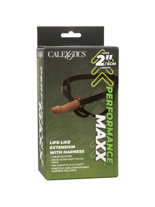CALEXOTICS PERFORMANCE MAXX EXTENSION REALISTA CON ARNES PIEL MORENO