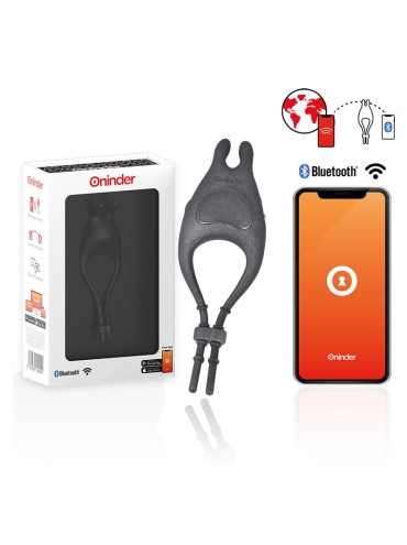 ONINDER PAMPA ANILLO VIBRADOR AJUSTABLE Y MULTIPOSICION APP GRATUITA