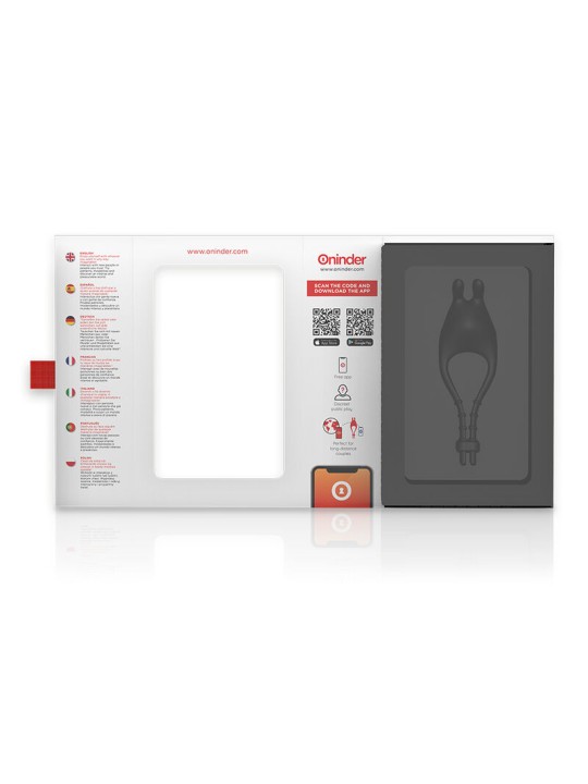 ONINDER PAMPA ANILLO VIBRADOR AJUSTABLE Y MULTIPOSICION APP GRATUITA
