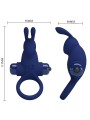 PRETTY LOVE JIRO ANILLO RABBIT CON VIBRACION AZUL
