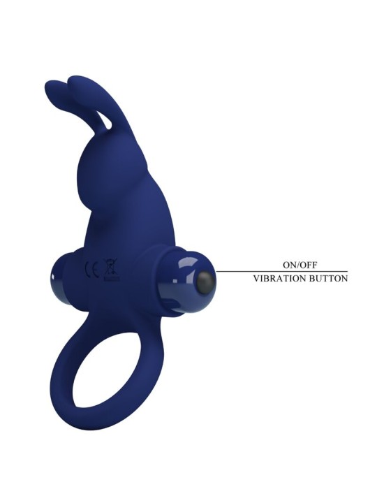 PRETTY LOVE JIRO ANILLO RABBIT CON VIBRACION AZUL