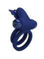 PRETTY LOVE JAMELE DOBLE ANILLO CON VIBRACION ESTIMULADOR MARIPOSA AZUL