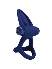 PRETTY LOVE MAT DOBLE ANILLO CON VIBRACION ESTIMULADOR AZUL