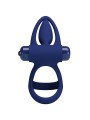 PRETTY LOVE MAT DOBLE ANILLO CON VIBRACION ESTIMULADOR AZUL