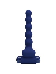 PRETTY LOVE AJMAL ANILLO VIBRADOR CON PLUG AZUL