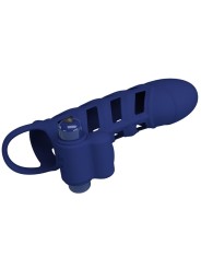 PRETTY LOVE ALTAF ANILLO VIBRADOR CON FUNDA DE SILICONA AZUL