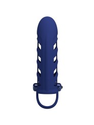 PRETTY LOVE ALTAF ANILLO VIBRADOR CON FUNDA DE SILICONA AZUL