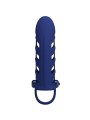 PRETTY LOVE ALTAF ANILLO VIBRADOR CON FUNDA DE SILICONA AZUL