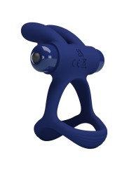 PRETTY LOVE FRANCISCO DOBLE ANILLO VIBRADOR RABBIT AZUL