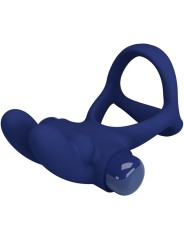 PRETTY LOVE FRANCISCO DOBLE ANILLO VIBRADOR RABBIT AZUL
