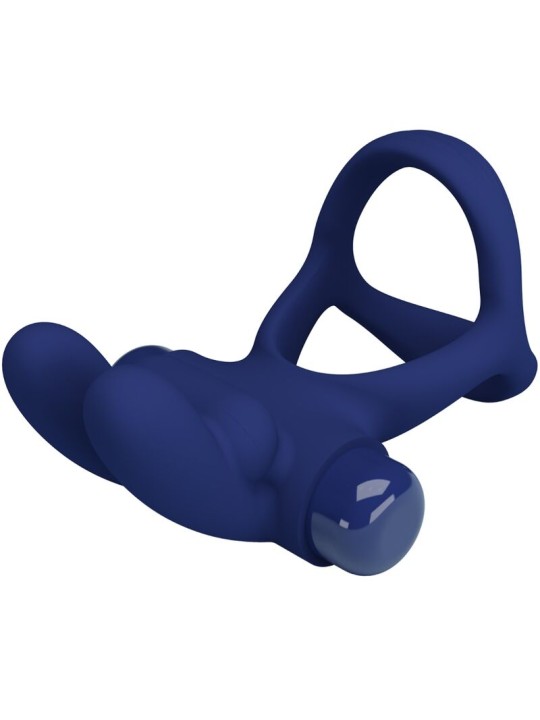 PRETTY LOVE FRANCISCO DOBLE ANILLO VIBRADOR RABBIT AZUL