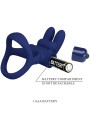 PRETTY LOVE FRANCISCO DOBLE ANILLO VIBRADOR RABBIT AZUL