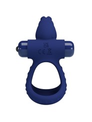 PRETTY LOVE LUCHITO DOBLE ANILLO VIBRADOR RABBIT AZUL