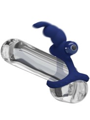 PRETTY LOVE LUCHITO DOBLE ANILLO VIBRADOR RABBIT AZUL