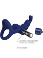 PRETTY LOVE LUCHITO DOBLE ANILLO VIBRADOR RABBIT AZUL