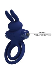 PRETTY LOVE DAREY DOBLE ANILLO VIBRADOR RABBIT AZUL