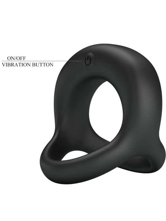 PRETTY LOVE ELLIOTT ANILLO VIBRADOR NEGRO