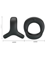 PRETTY LOVE ELLIOTT ANILLO VIBRADOR NEGRO