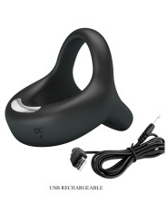 PRETTY LOVE ELLIOTT ANILLO VIBRADOR NEGRO