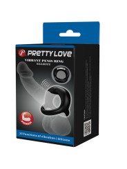 PRETTY LOVE ELLIOTT ANILLO VIBRADOR NEGRO