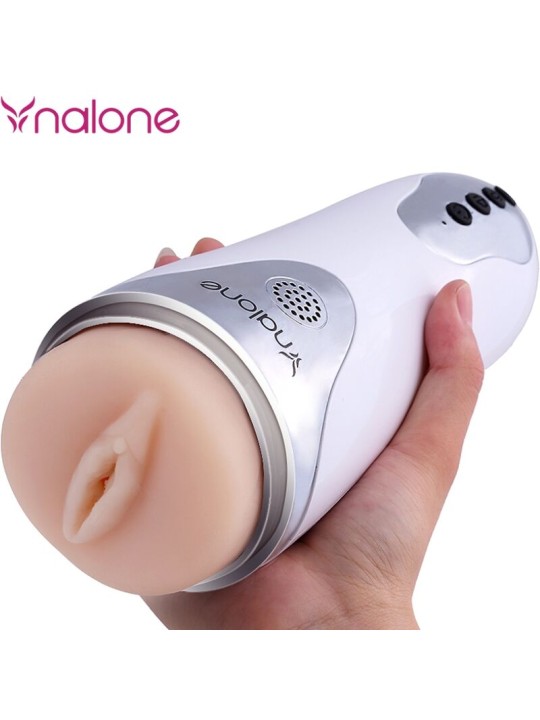 NALONE MAGICIAN MASTURBADOR CON VIBRACION BLANCO