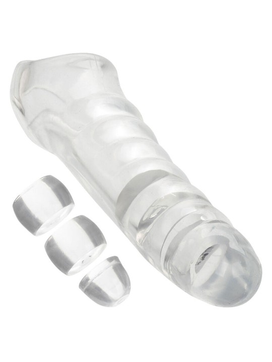 CALEXOTICS MAXX EXTENSOR DE PENE AJUSTABLE TRANSPARENTE