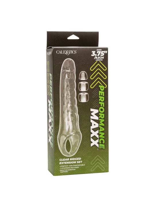 CALEXOTICS MAXX EXTENSOR DE PENE AJUSTABLE TRANSPARENTE