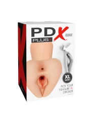 PDX PLUS PICK YOUR PLEASURE MASTURBADOR REALISTICO XL NATURAL
