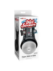 PDX EXTREME SLIDE GLIDE MASTURBADOR AUTOLUBRICANTE TRANSPARENTE