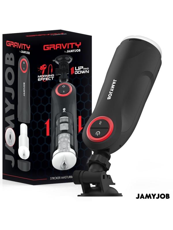 JAMYJOB GRAVITY MASTURBADOR VAGINA AUTOMATICO 5 MODOS DE EMPUJE Y EFECTO SONIDO